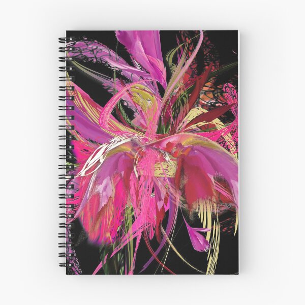 Item preview, Pink flow black de mjvision Mia Niemi designed and sold by mjvisiondesign.