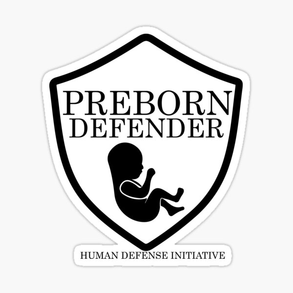 Preborn defender Sticker