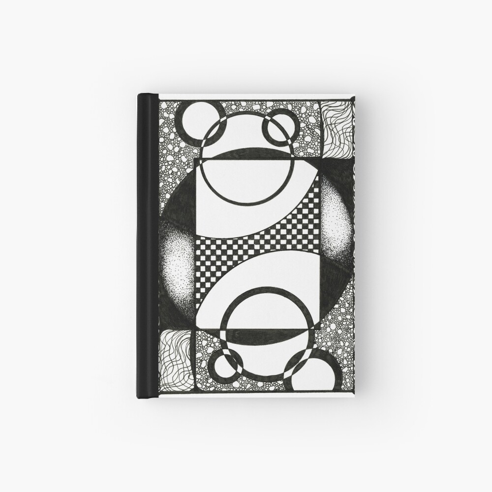 Theoretical, Ink Drawing Hardcover Journal