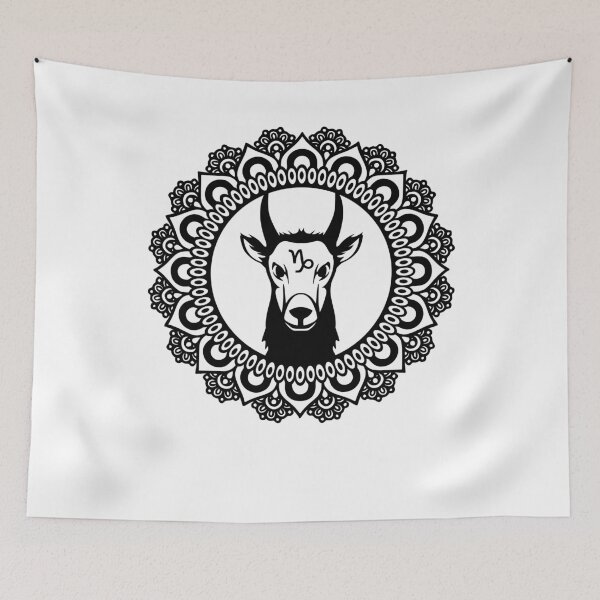 Item preview, Zodiac Capricorn the Goat Mandala designed and sold by LaurenElin.