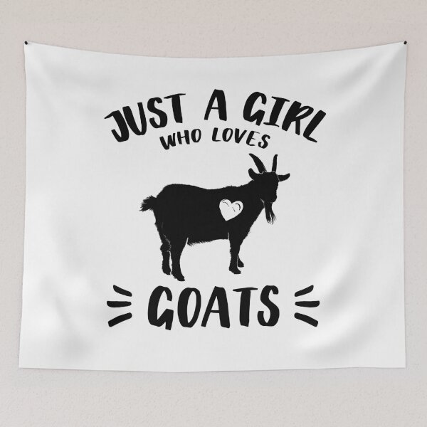 Item preview, Just a Girl who Loves Goat / Goat Lover Gift / Funny Goat T Shirt / Cute Goat / Goat Gift / Goat Lover / Farm Shirt / Goat Lover Shirt designed and sold by MyPrintex.