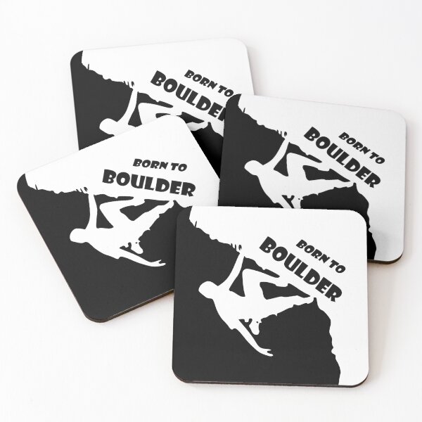 Item preview, Born to boulder designed and sold by climbing-tees.