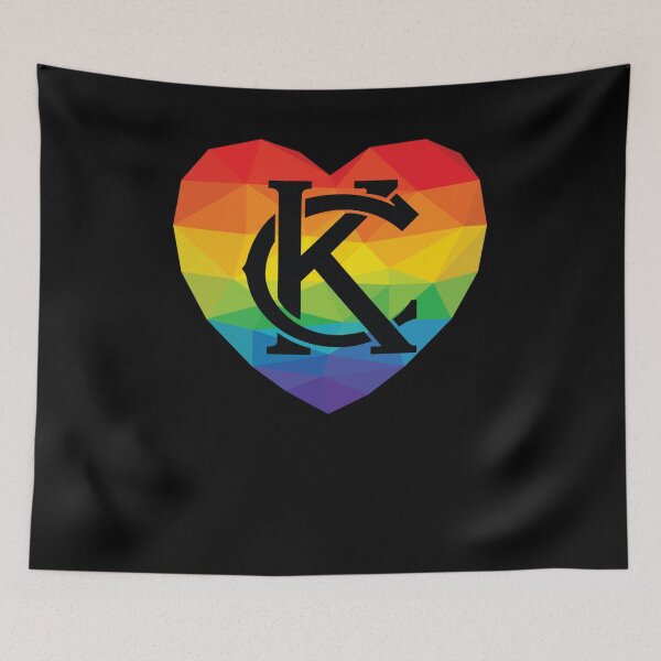 Item preview, Kansas City Gay Pride Shirt - Kansas City LGBT Rainbow Flag Shirt - Kansas City Gay Pride designed and sold by Galvanized.