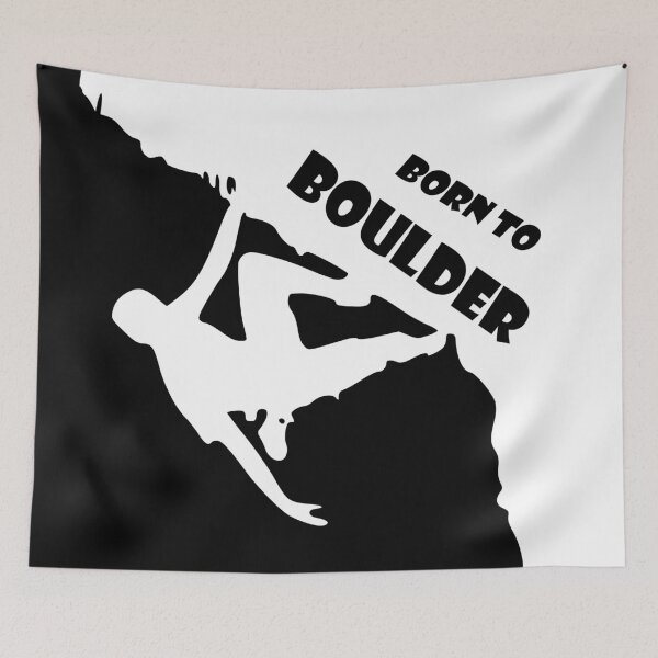 Item preview, Born to boulder designed and sold by climbing-tees.