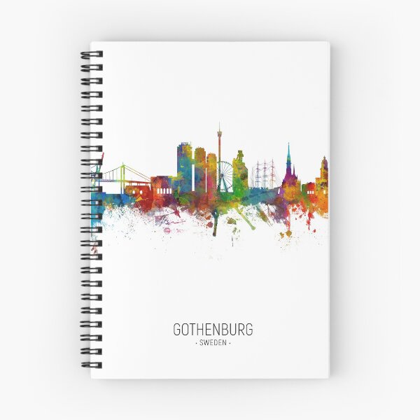 Item preview, Gothenburg Sweden Skyline designed and sold by ArtPrints.