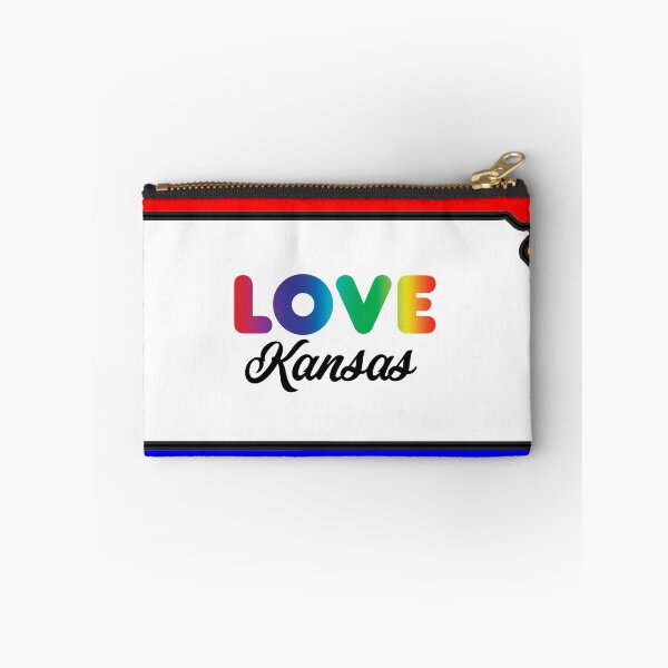 Item preview, Kansas Gay Pride Shirt - Kansas LGBT Rainbow Flag Shirt - Kansas Gay Pride designed and sold by Galvanized.
