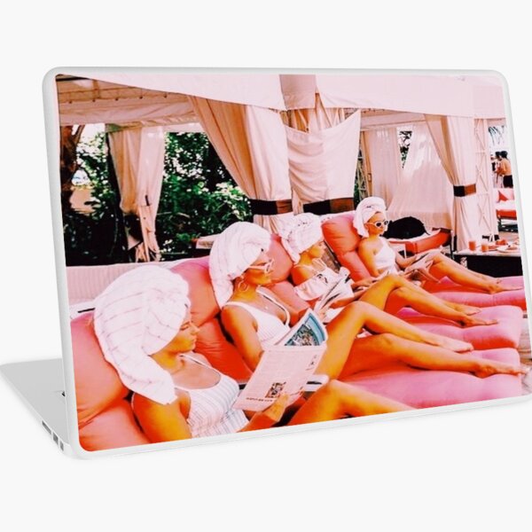 BY THE POOL Laptop Skin