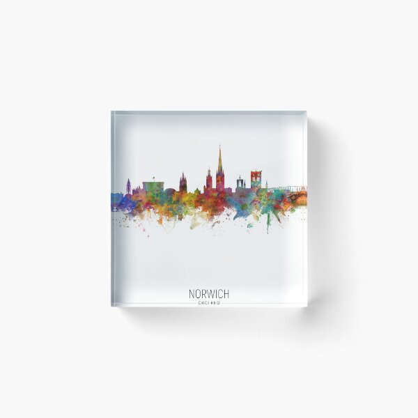 Artikelvorschau, Norwich England Skyline entworfen und verkauft von ArtPrints.