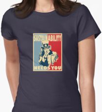 sustainability Women's Fitted T-Shirt
