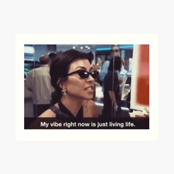 KOURT KARDASHIAN Art Print