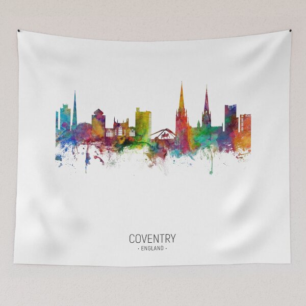 Item preview, Coventry England Skyline designed and sold by ArtPrints.