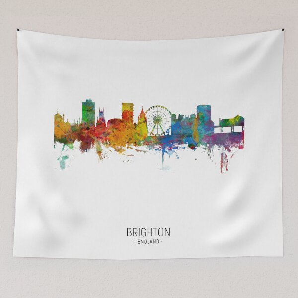 Item preview, Brighton England Skyline designed and sold by ArtPrints.