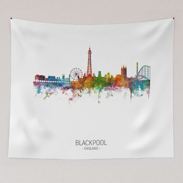 Item preview, Blackpool England Skyline designed and sold by ArtPrints.