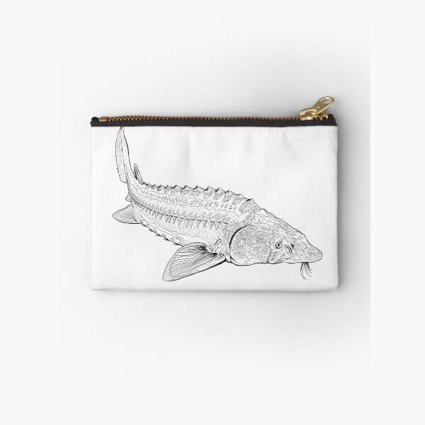 Item preview, White sturgeon designed and sold by InkFish Art.