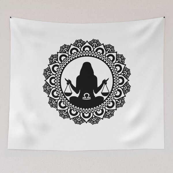 Item preview, Zodiac Libra the Scales Mandala designed and sold by LaurenElin.