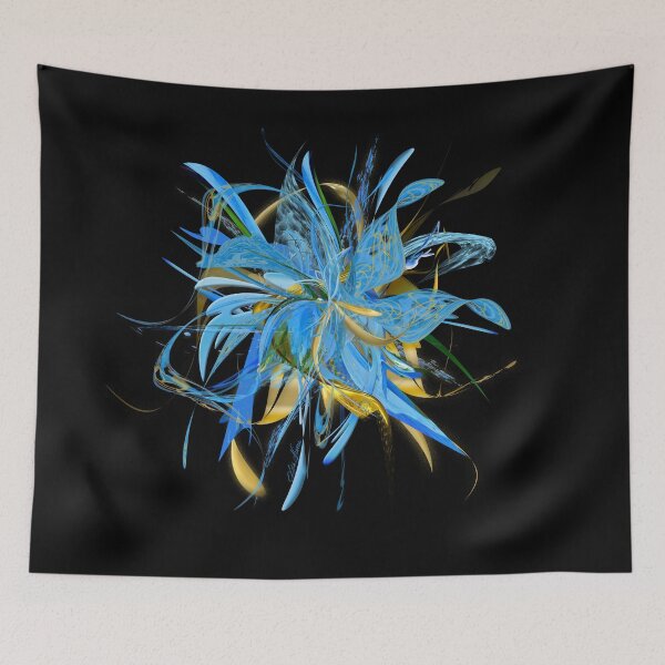 Item preview, Golden Blue black by mjvision Mia Niemi designed and sold by mjvisiondesign.