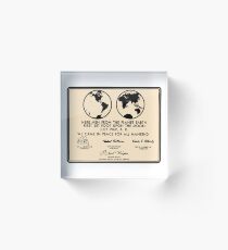 NASA Apollo 11 Lunar Plaque Anniversary Acrylic Block