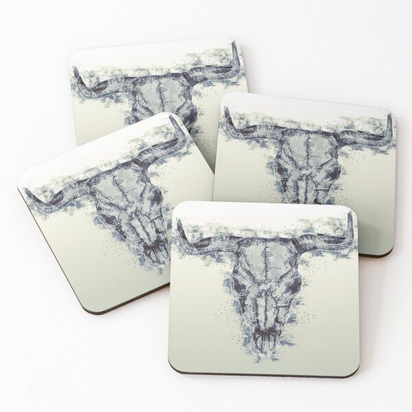 Item preview, Polygonal Buffalo Skull designed and sold by 4t4design.