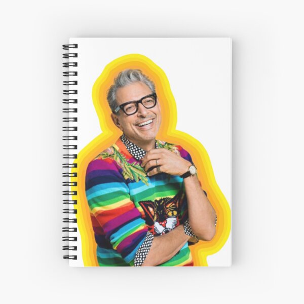 Jeff Goldblum of Happiness Spiral Notebook