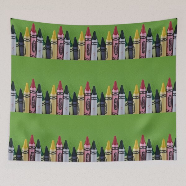 Item preview, Large crayons  on green background  designed and sold by CENR.