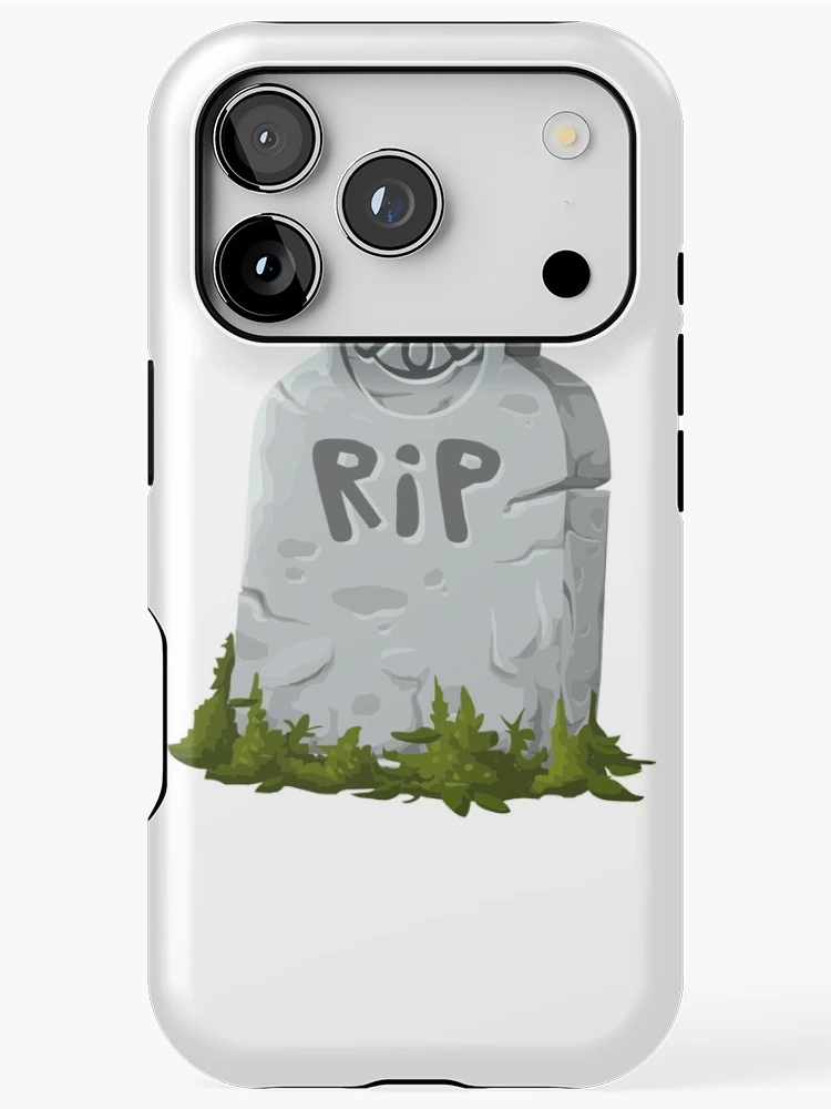 Thumbnail 1 of 4, iPhone Case, Rest In Peace designed and sold by vfall.