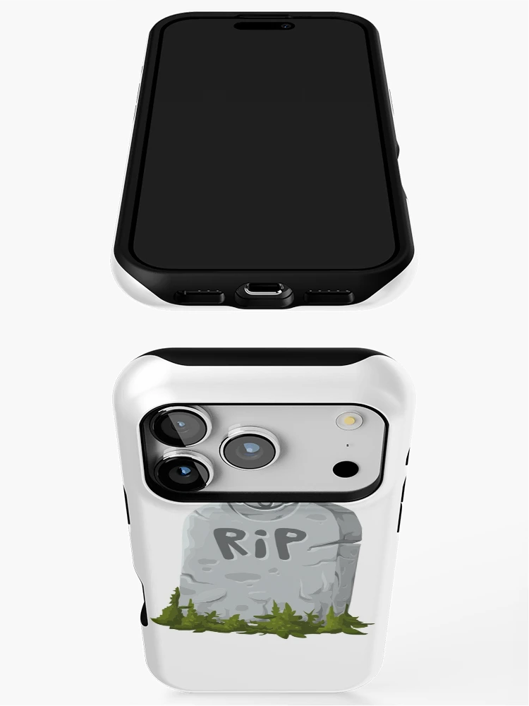 Thumbnail 3 of 4, iPhone Case, Rest In Peace designed and sold by vfall.