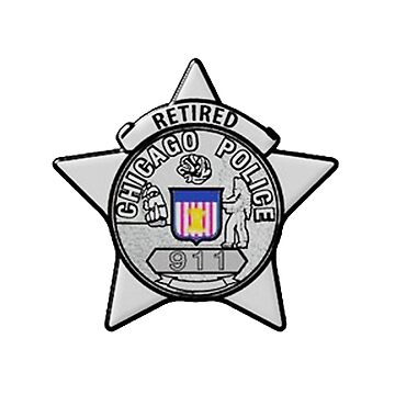 Chicago Police online Retired Badge Logo