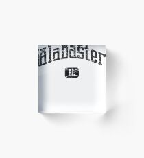Alabaster Alabama AL Vintage Style Verblichenes T-Shirt von Hometown Tees Acrylblock