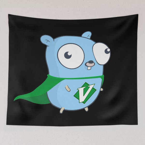 Item preview, Go Vim: Official Logo (Black) designed and sold by hellkni9ht.