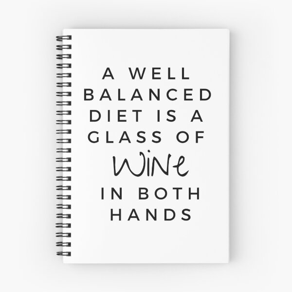 Item preview, Wine Lovers Quote Novelty Balanced Diet designed and sold by lllrclothing.