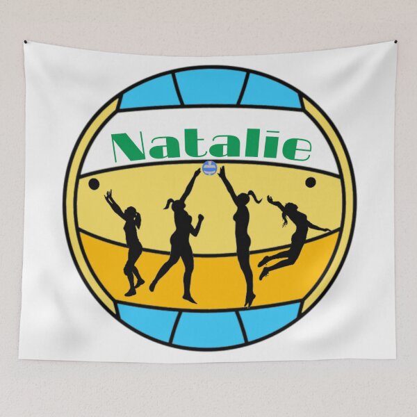 Item preview, Natalie loves volleyball designed and sold by Attiva.