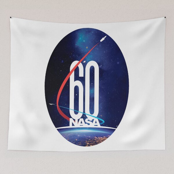 Item preview, NASA at 60 designed and sold by Nikki SpaceStuffPlus.