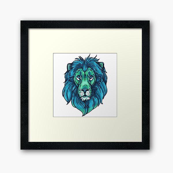 Item preview, Turquoise Lion designed and sold by roseshards.