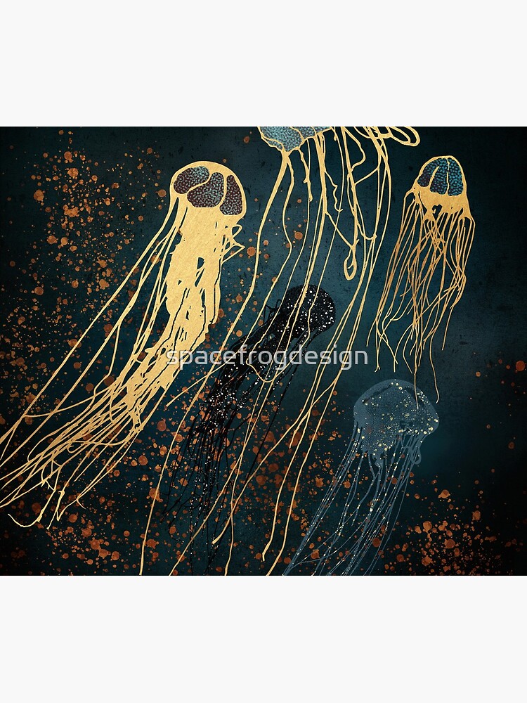 Metallic Jellyfish by spacefrogdesign