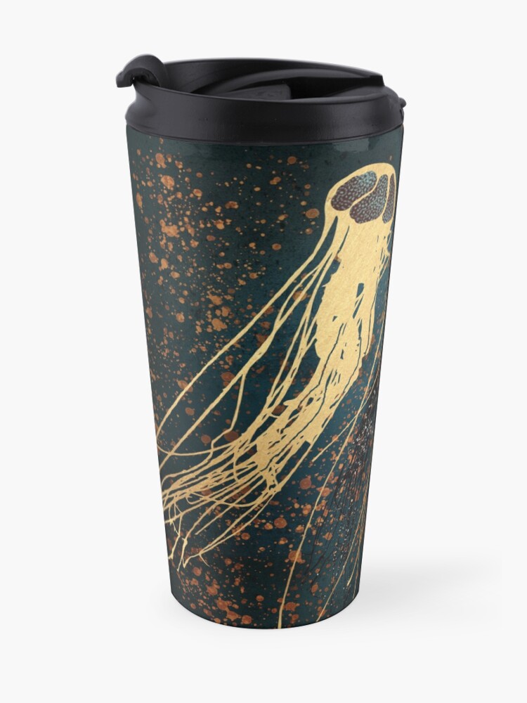 Alternate view of Metallic Jellyfish Travel Mug