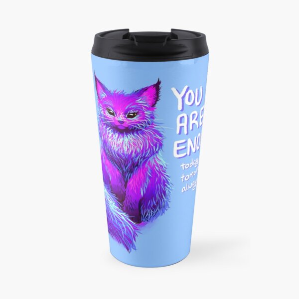 YOU ARE ENOUGH Magical Maine Coon Cat Travel Mug