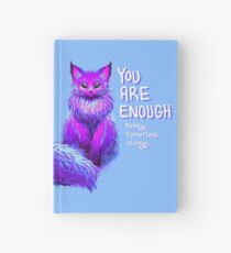 YOU ARE ENOUGH Magical Maine Coon Cat Hardcover Journal