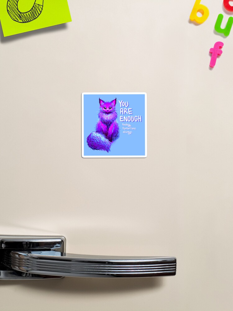 Thumbnail 1 von 3, Magnet, SIE SIND GENUG Magische Maine Coon Cat designt und verkauft von thelatestkate.