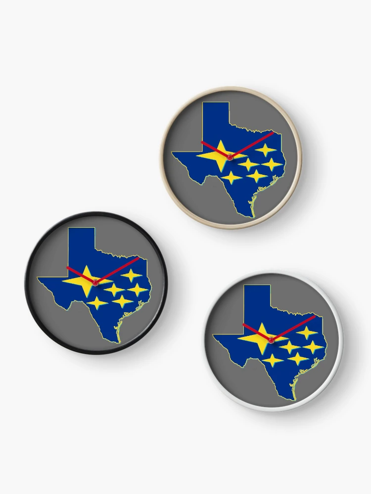 Thumbnail 3 of 4, Clock, Texas World Rally designed and sold by AmidTheWolves.