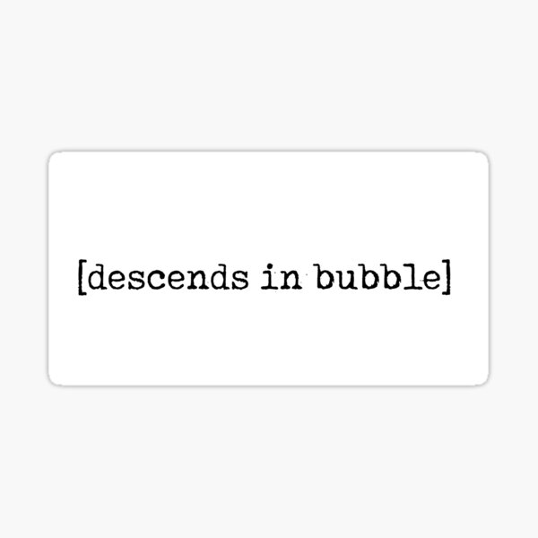 Item preview, [descends in bubble] - wicked designed and sold by theatrestore.
