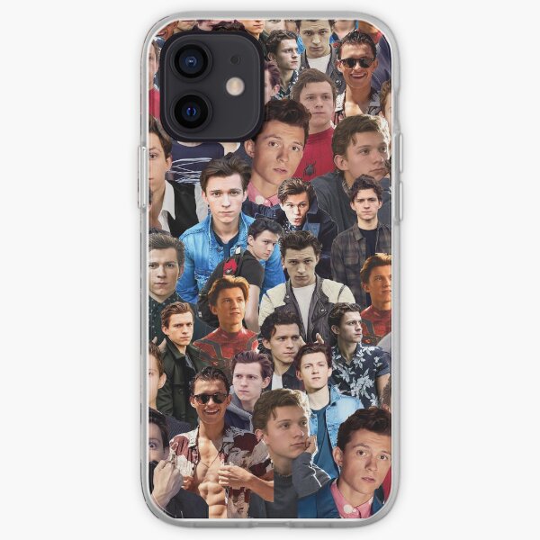 Tom Holland Collage Coque souple iPhone