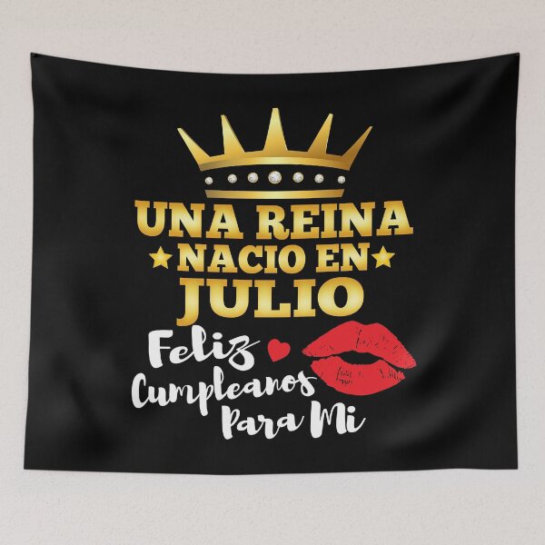 Item preview, Una Reina Nacio En Julio Regalo Cumpleanos July Queen Birthday Gift designed and sold by NUMAcreations.