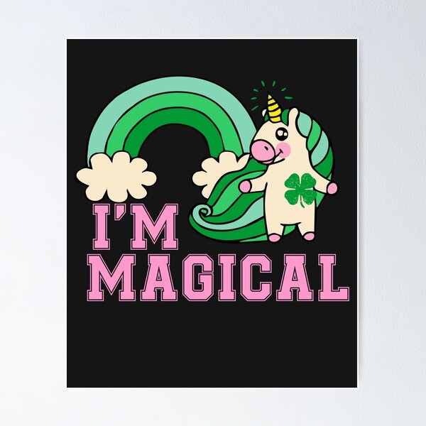 Item preview, Im Magical Rainbow Unicorn St Patricks Day Toddler Kid designed and sold by hadleydesigns.