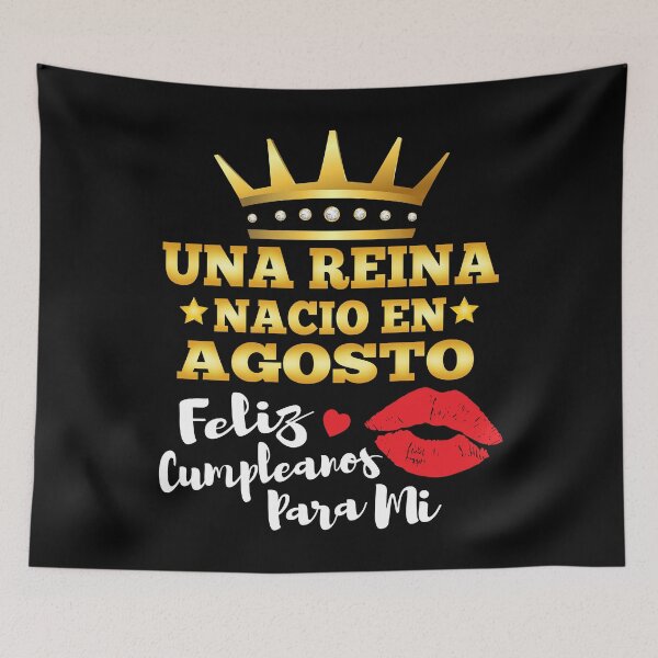 Item preview, Una Reina Nacio en Agosto Feliz Cumpleanos designed and sold by NUMAcreations.