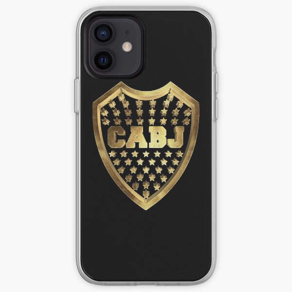 Club Atlético Boca Juniors Azul Gold Funda blanda para iPhone