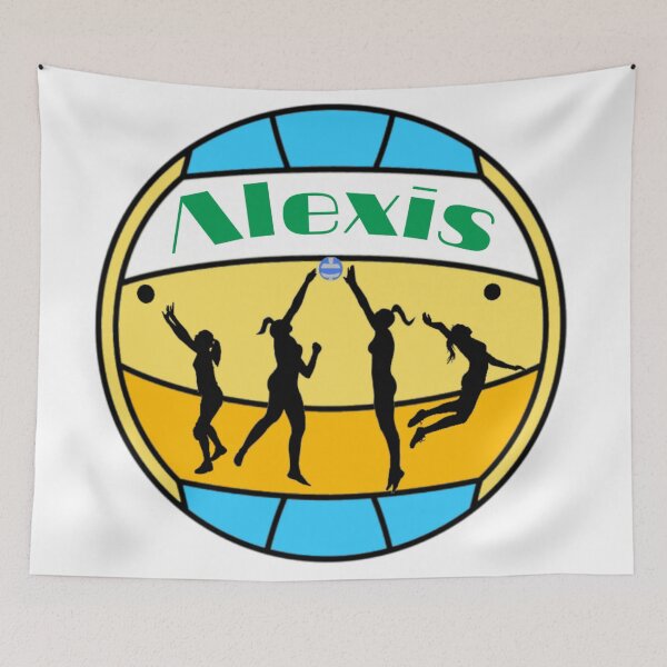 Item preview, Alexis loves volleyball  designed and sold by Attiva.