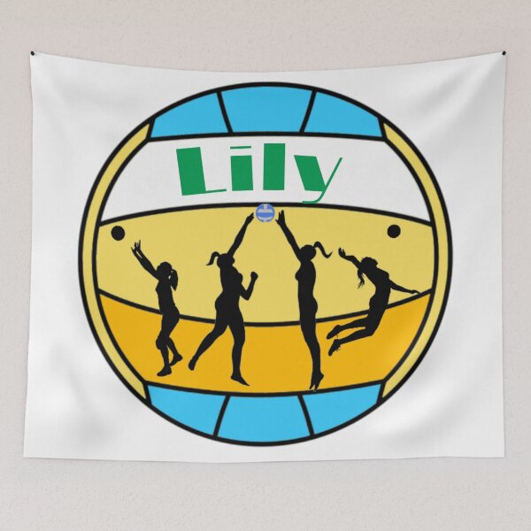 Item preview, Lily's loves volleyball designed and sold by Attiva.