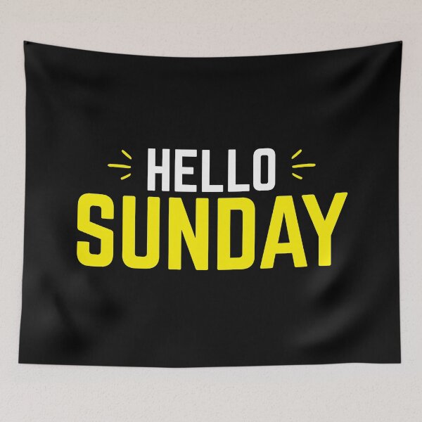 Item preview, HELLO SUNDAY! designed and sold by jazzydevil.