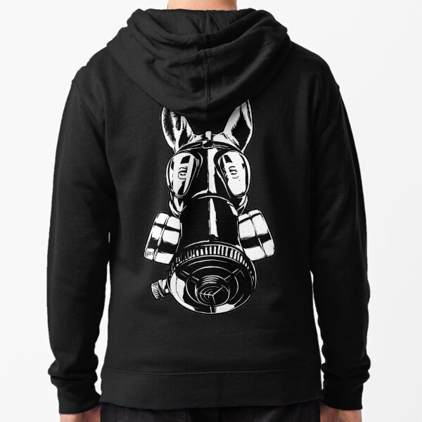 Equine Korps - Gasmask edition Zipped Hoodie