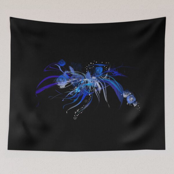 Item preview, Blue on black by mjvision Mia Niemi designed and sold by mjvisiondesign.